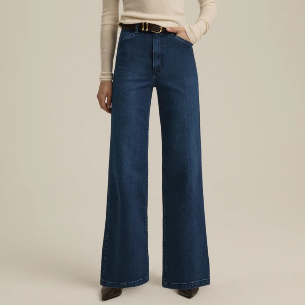 Favorite Daughter Mischa Super High Rise Wide Leg Jeans NWT